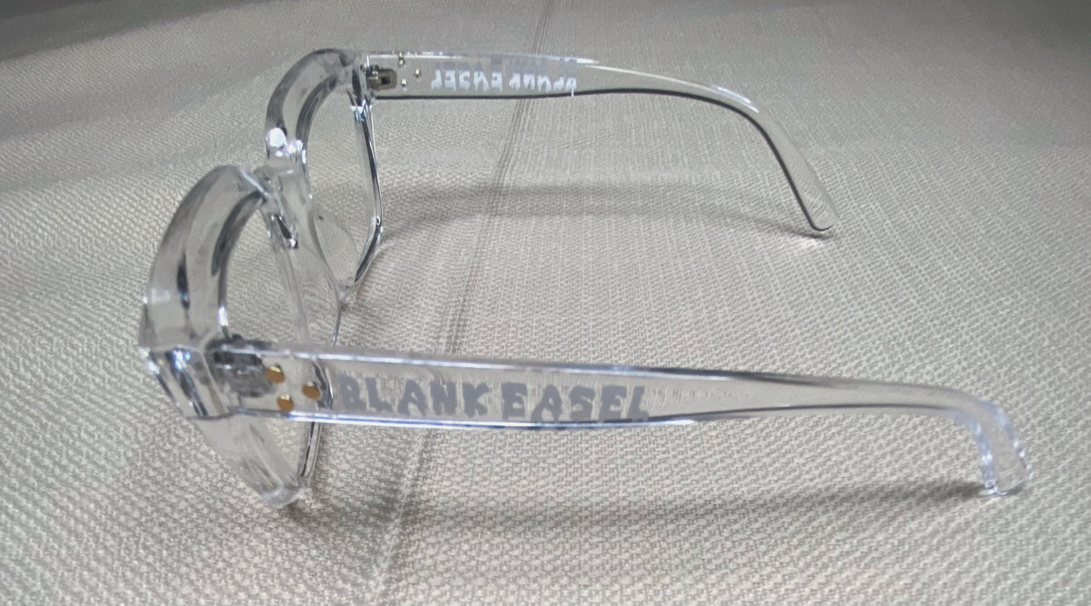 Blank Easel Clear Lens Glasses Blank Easel Clothing