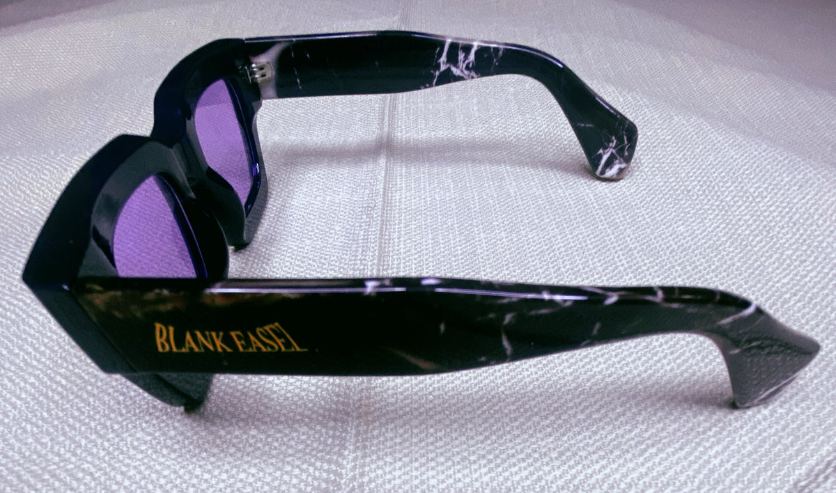 Blank Easel Purple Lightning Sunglasses Blank Easel Clothing