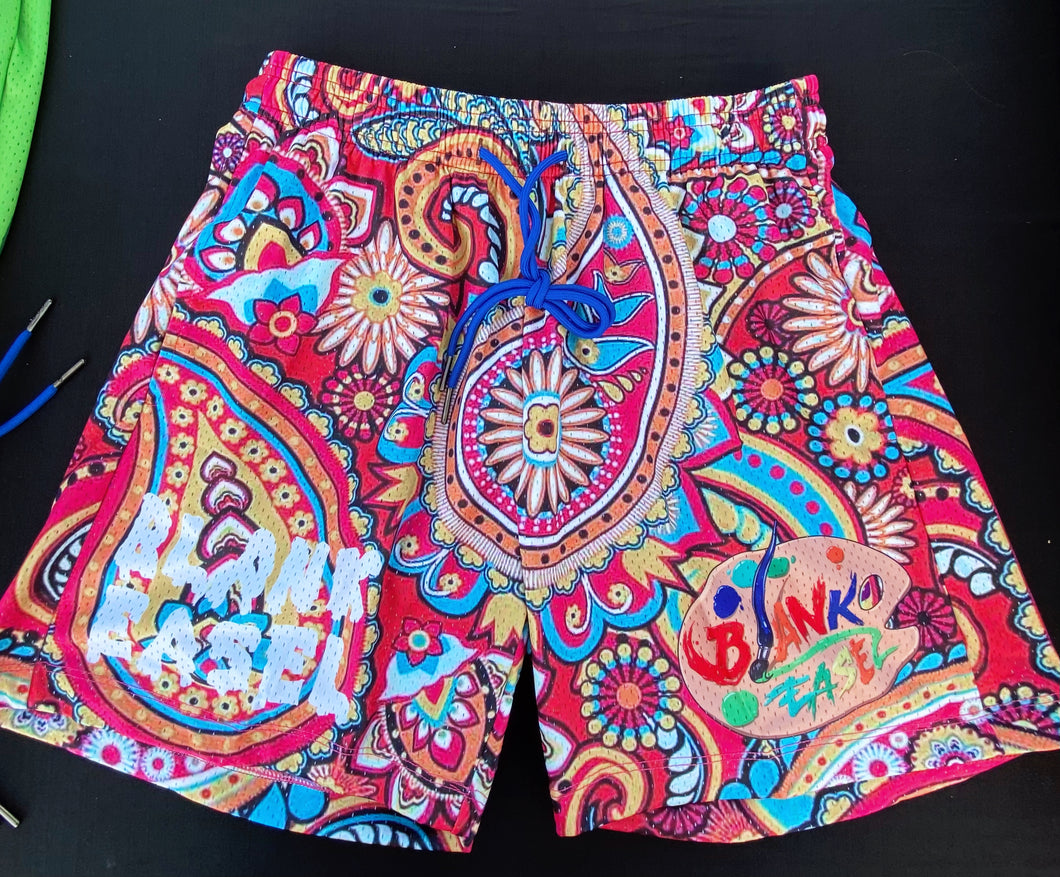 Blank Easel “Painter Paisley” Shorts