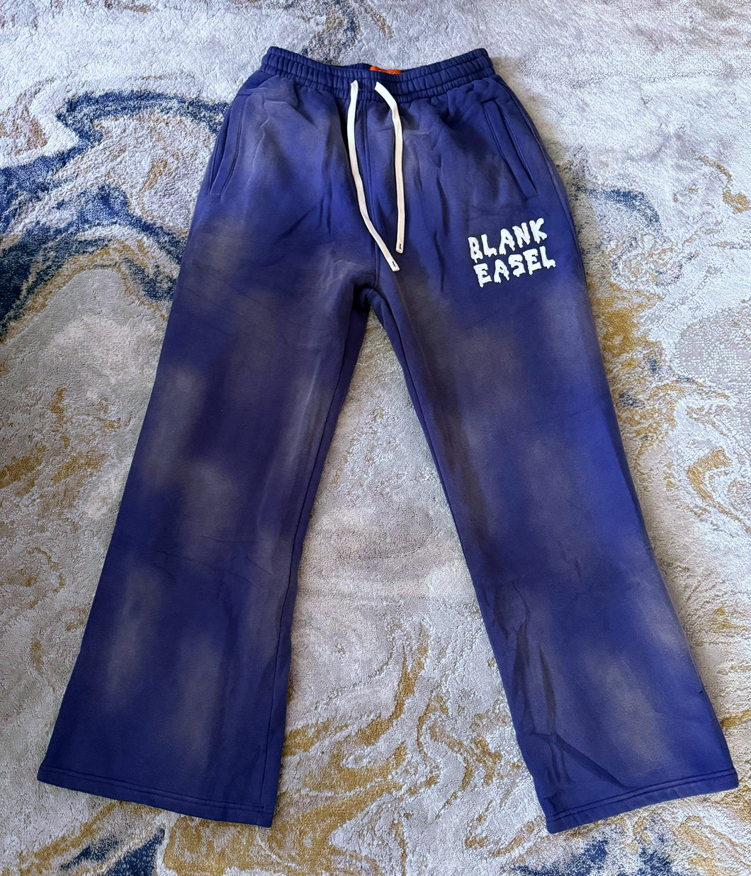 Blank Easel Flared ”Water Color” Sweat Pants