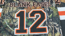 Load image into Gallery viewer, Blank Easel Orange &amp; Camo Hockey Jersey

