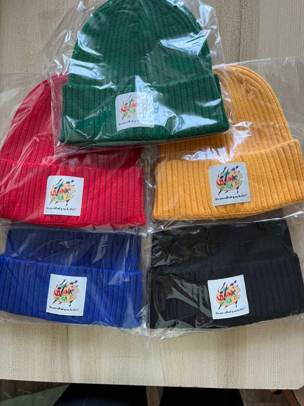 Blank Easel Palette Beanies