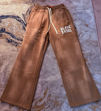 Load image into Gallery viewer, Blank Easel Flared ”Brown” Sweat Pants
