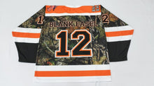 Load image into Gallery viewer, Blank Easel Orange &amp; Camo Hockey Jersey
