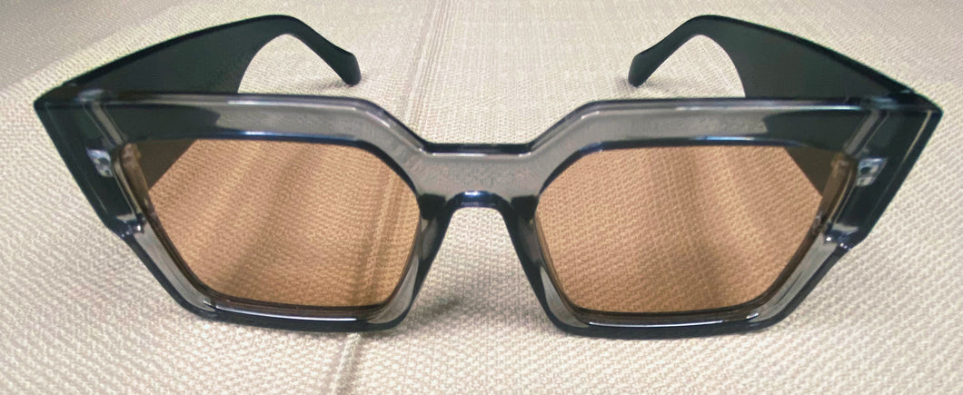 Blank Easel Two-Tone Sunglasses