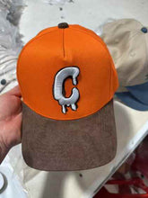 Load image into Gallery viewer, Blank Easel “The Turf Cap” Orange &amp; Brown Embroidered Cap
