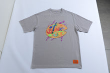 Load image into Gallery viewer, Blank Easel Puff Print Off Gray T-Shirt
