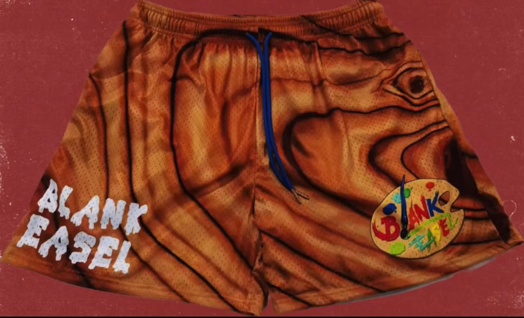 Blank Easel “Woodgrain” Shorts